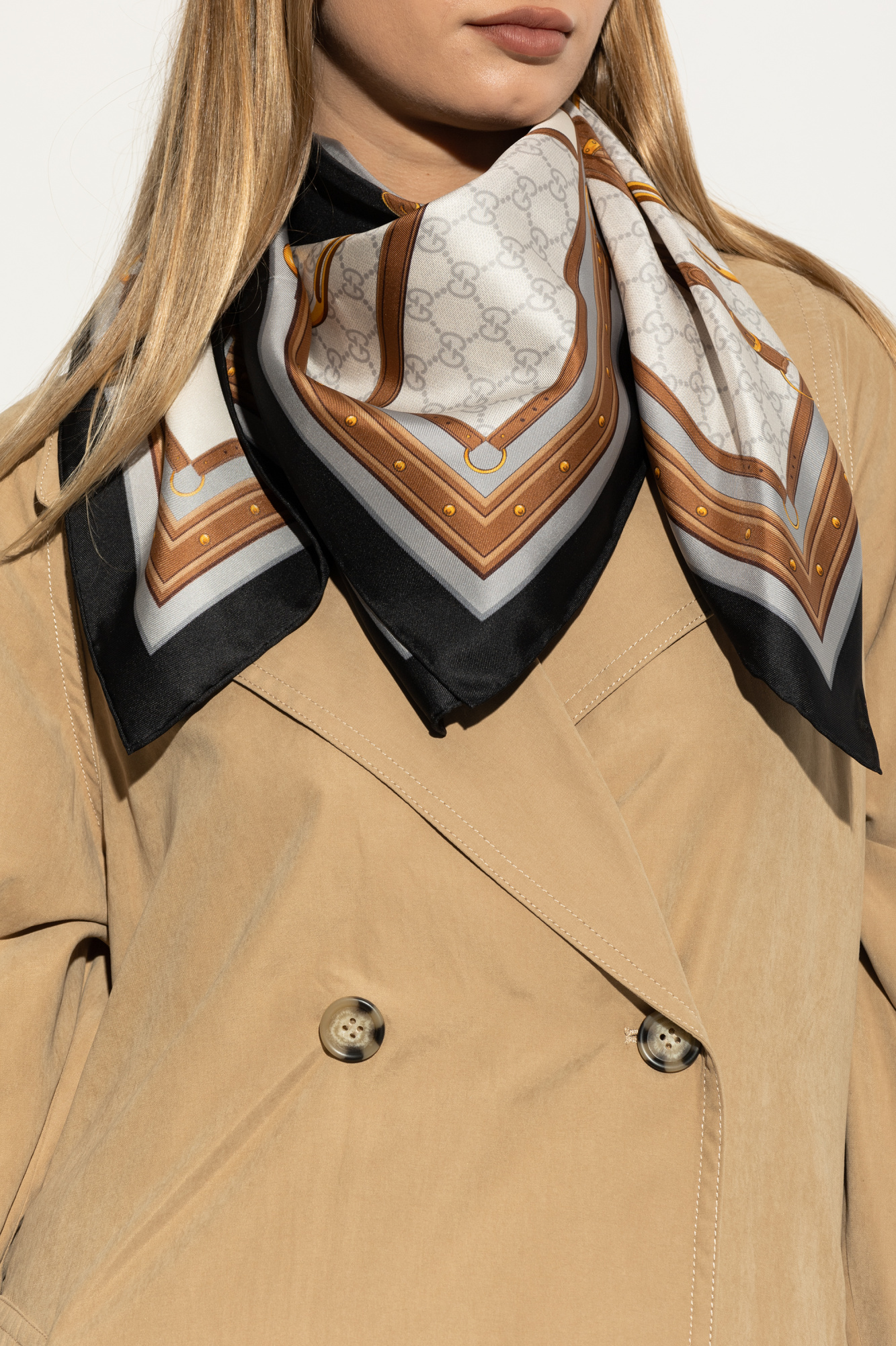 Multicolour Silk scarf Gucci - Vitkac Canada